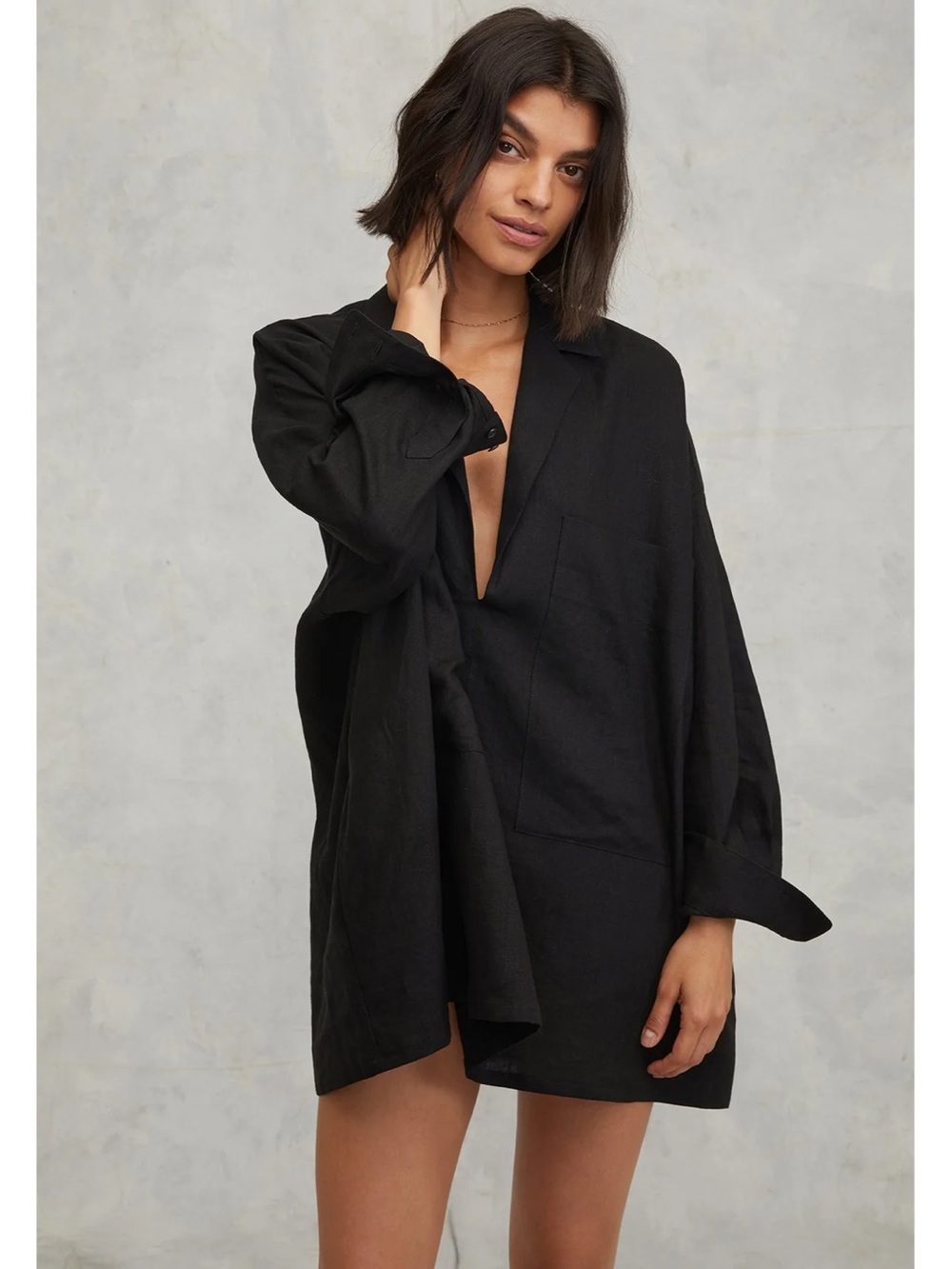 Marissa Webb Amanda Linen Tunic Dress